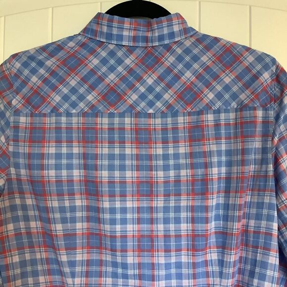J.Crew Blue & Red Plaid Button-Down Shirt - Picture 5 of 5